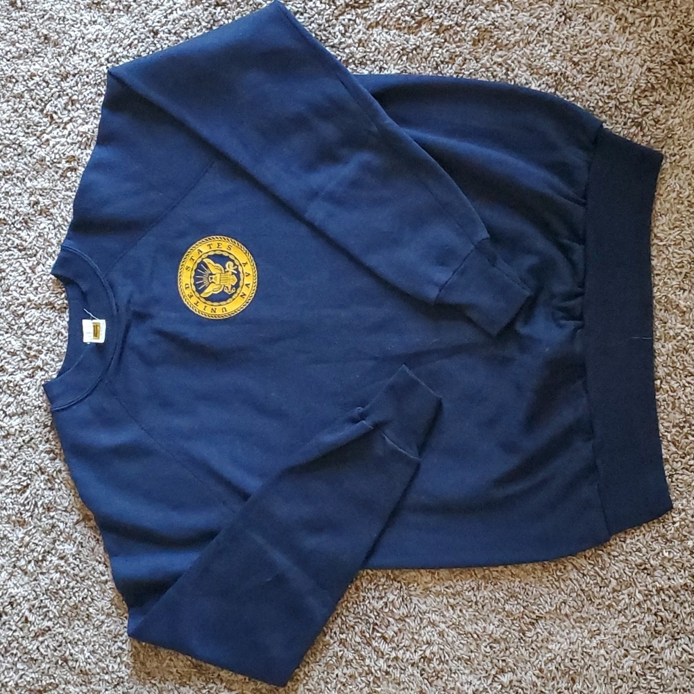 Vintage 1980s united states navy sweatshirt